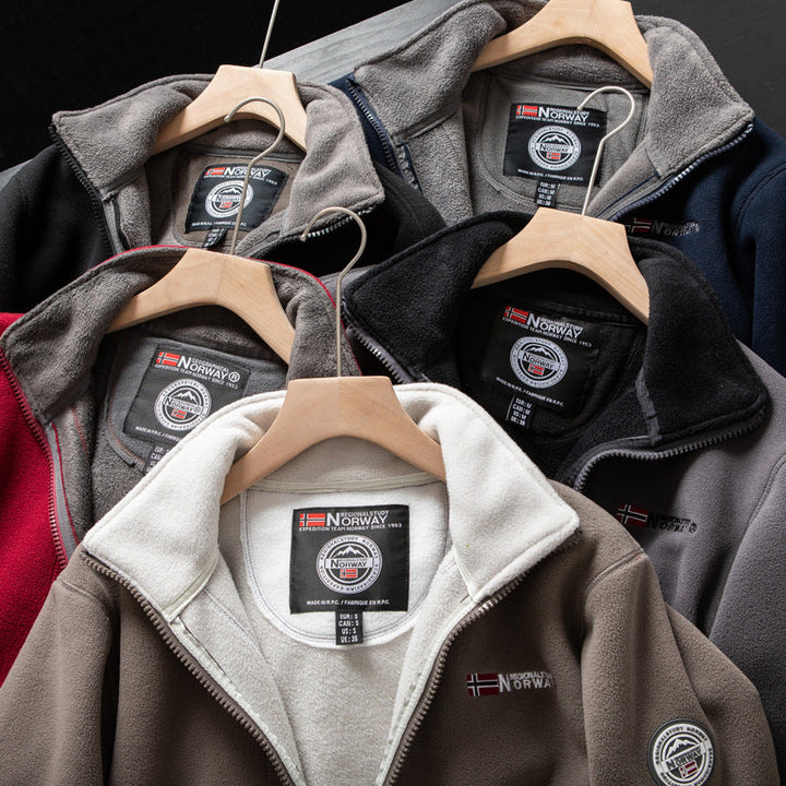 Double-Layer Fleece Hooded Jacket—Free Shipping＆50% OFF