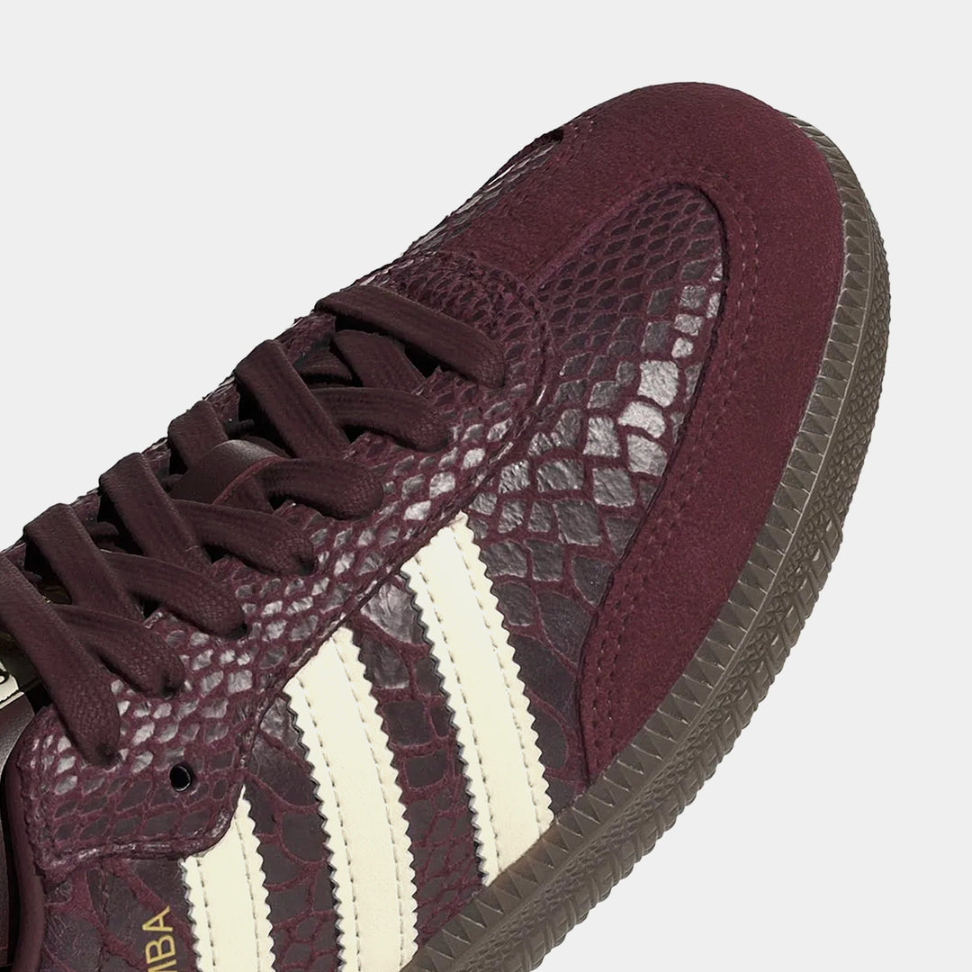 AD Samba OG - Burgundy Snake Leather