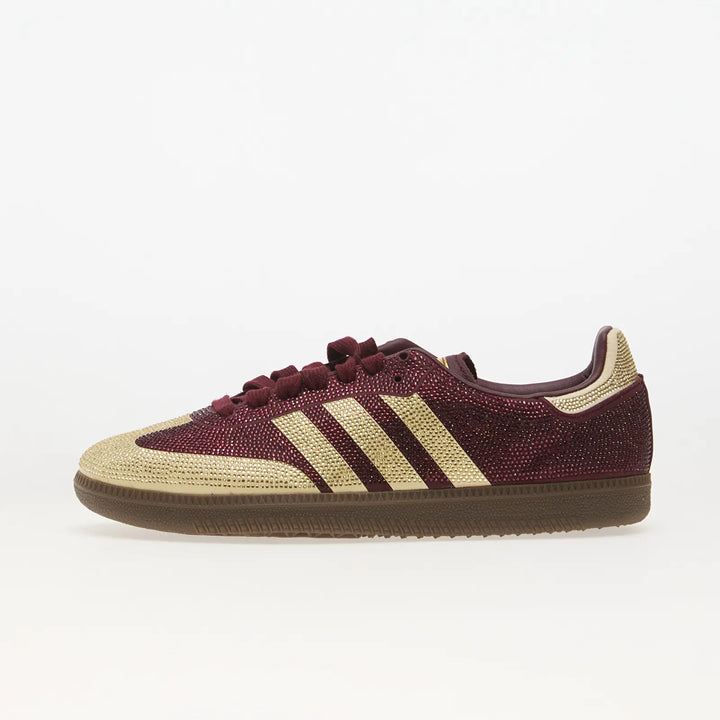 Samba OG Maroon Rhinestone