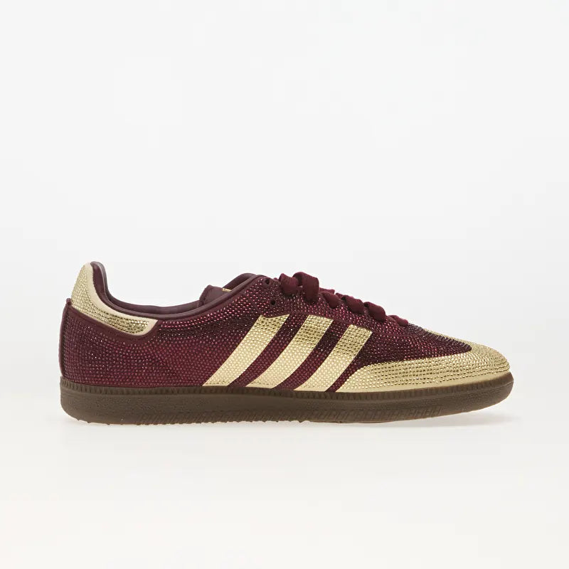 Samba OG Maroon Rhinestone