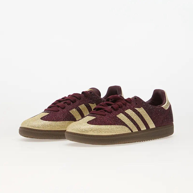 Samba OG Maroon Rhinestone
