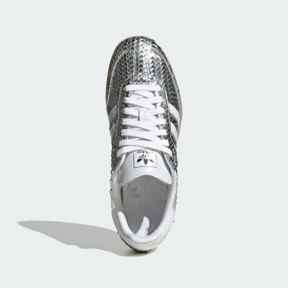 Samba OG Sneakers — Metallic Leather &amp; Cracked Effect