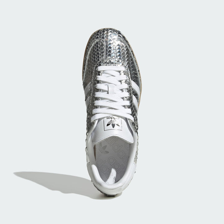 Samba OG Sneakers — Metallic Leather &amp; Cracked Effect