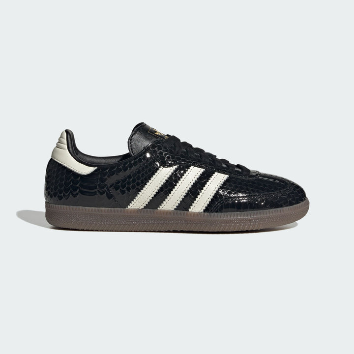 Samba OG Sneakers — Metallic Leather &amp; Cracked Effect