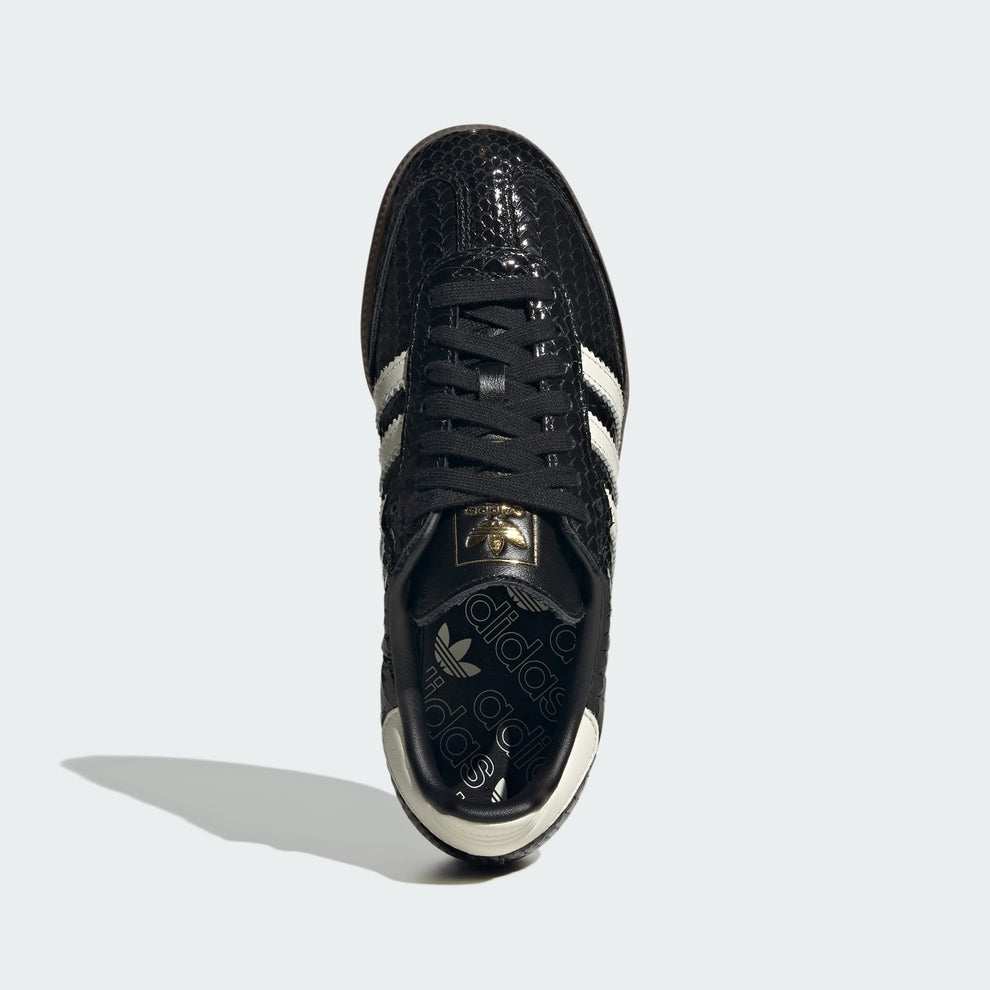 Samba OG Sneakers — Metallic Leather &amp; Cracked Effect