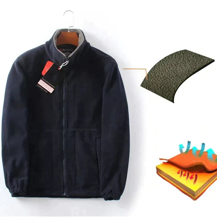 Double-Layer Fleece Hooded Jacket—Free Shipping＆50% OFF